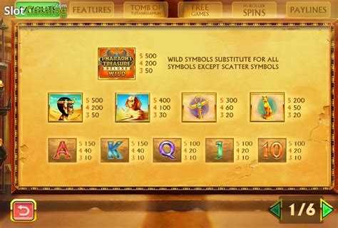 pharaoh s treasure deluxe slot free demo and game review