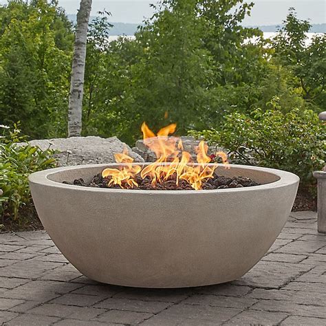 Eldora 42 Inch Round Natural Gas Fire Pit Bowl Natural Gas Fire Pit
