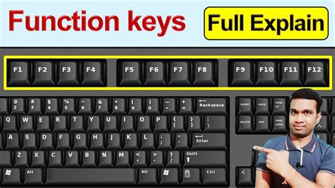 Function Keys Keyboard F1 F2 F3 F4 F5 F6 F7 F8 F9