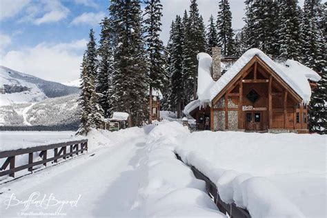 Emerald Lake Lodge In Winter