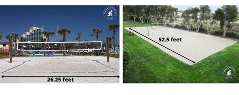 What Are The Dimensions Of A Beach Volleyball Court Measuring Stuff