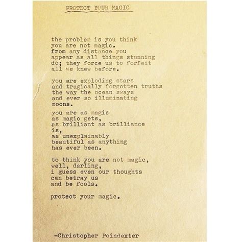 Christopher Poindexter Pym Journal Protect Your Magic