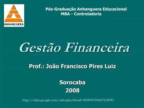 Ppt Gestão Financeira Powerpoint Presentation Free Download Id1336191