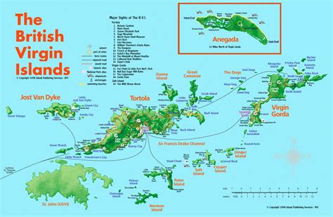 The Us Virgin Islands Map Travelsfinderscom