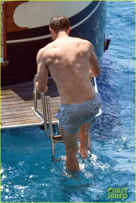 Jamie Dornan Shows Off His Chiseled Shirtless Body While Relaxing With