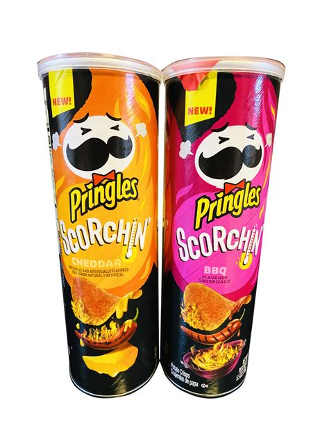 Buy Pringle Pringles Scorchin Cheddar And Bbq 2 Flavors Barbecue And