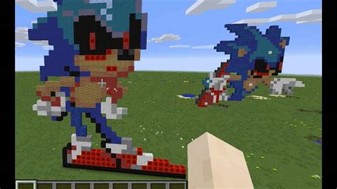 Minecraft Sonicexe Pixel Arts My Own Creations Xd Youtube