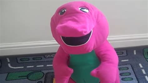 Vintage Talking Barney The Dinosaur 18 Plush Toy 1992 Works Agh