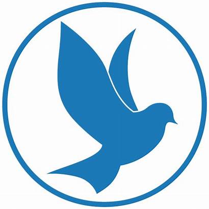 Service Times Holy Spirit Dove Icon Outline