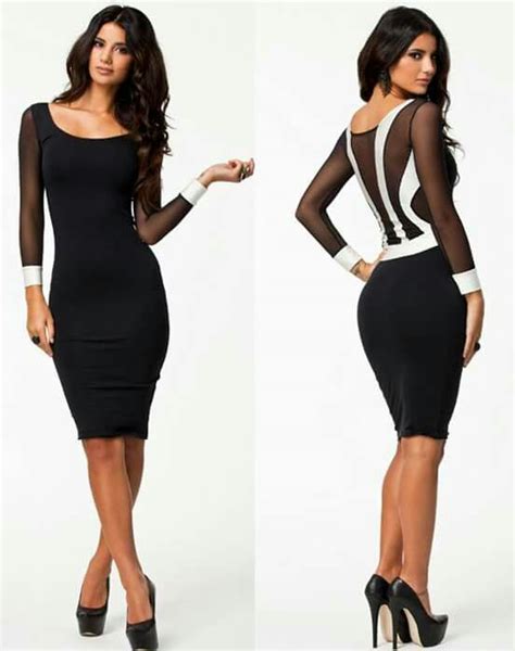 Pin By Cynthia Gabriela On Trajes ♥♥ Bodycon Dress Casual Fashion