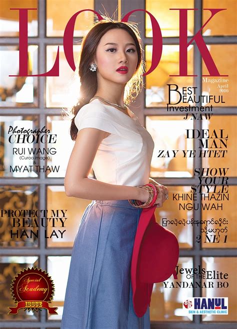 Thinzar Nwe Win S Magazine Cover Shoot For Look