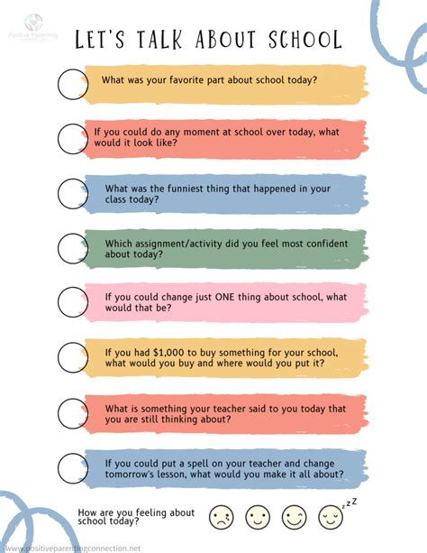 25 Questions That Get Kids To Talk About School