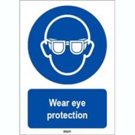818475 Iso 7010 Sign Wear Eye Protection Markertech Uk