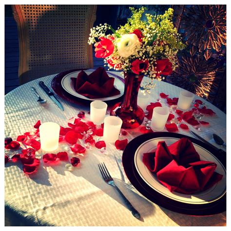 Romantic Table Decoration For Valentine S Rengusuk Romantic