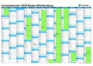 Das osterwochenende beginnt in diesem jahr am 1.april mit dem sogenannten gründonnerstag. Ferien Bw 2021 : Schulkalender 2020/2021 Baden-Württemberg ...