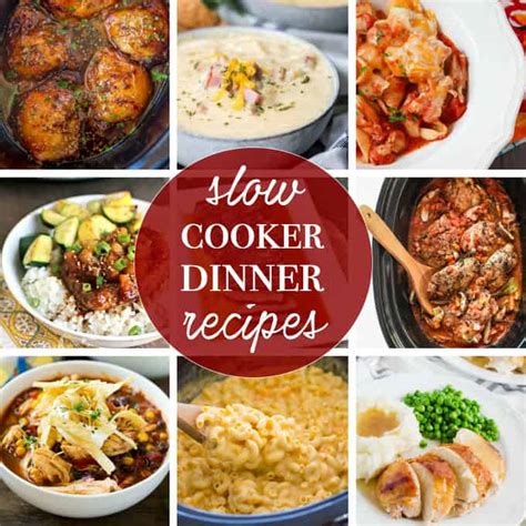 slow cooker dinner a collection of crockpot dinners for any night