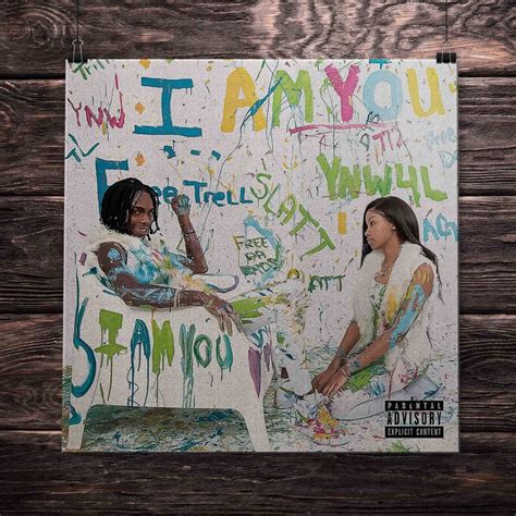 Ynw Melly I Am You Album Cover Canvas Poster Wall Art Etsy