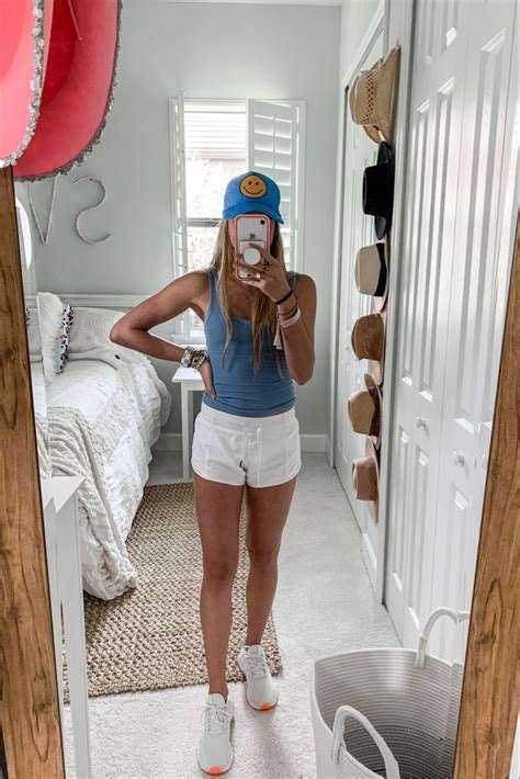 Athletic Wear Errand Outfit Nike Shoes Hat Outfit Preppy Summer
