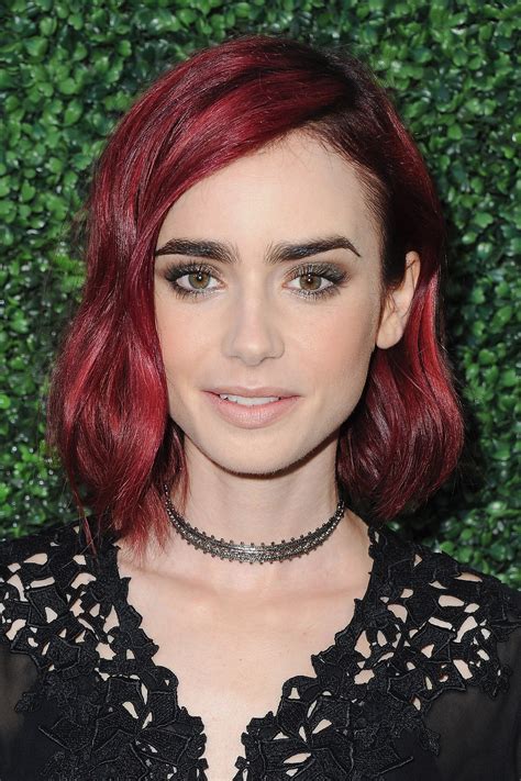 Lily Collinss Best Red Carpet Hair And Makeup Looks