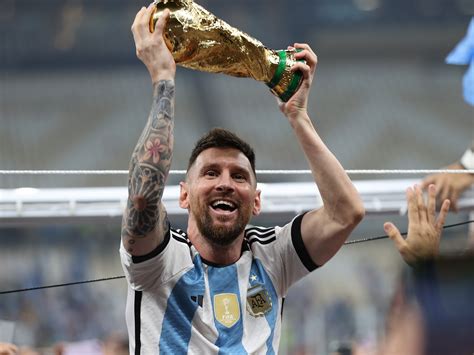 photos messi and argentina lift world cup after win over france qatar world cup 2022 news