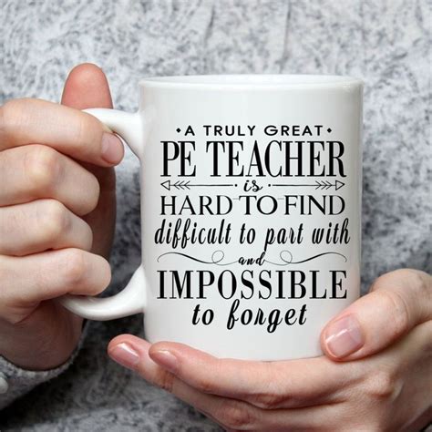 Best baby gifts under $10: Best PE Teacher Gift Mug For Men and Women Gym Teacher ...