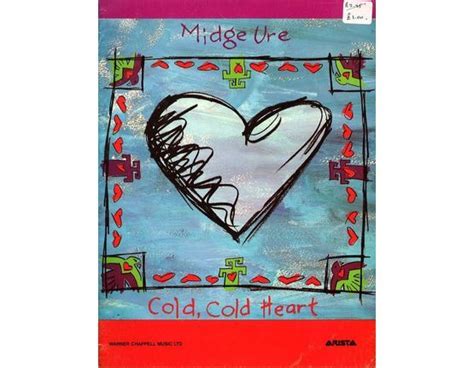 Cold Cold Heart Midge Ure For Piano And Voice With Guitar Chord