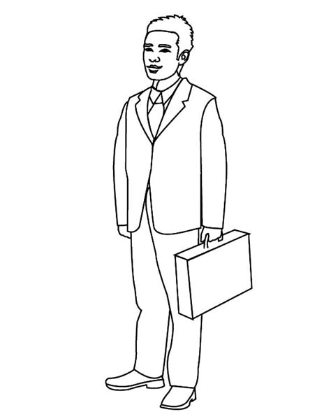 Business Man Coloring Pages Business Man Coloring Pages Best Place