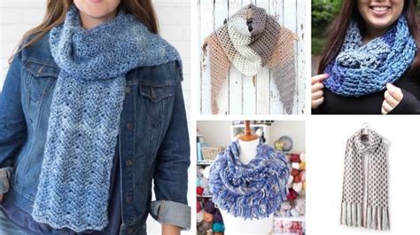 30 crochet scarf patterns dabbles and babbles