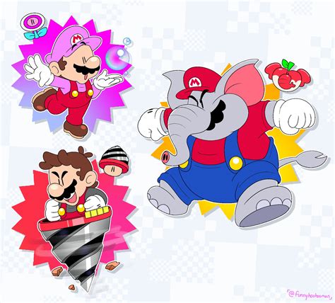 Wonderful New Power Ups Super Mario Bros Wonder Know Your Meme