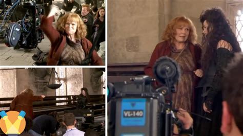 Molly Weasley Vs Bellatrix Lestrange Behind The Scenes Youtube