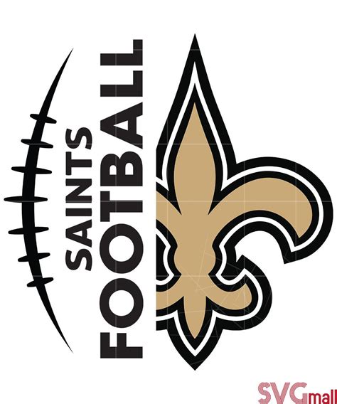 New Orleans Saints Logo Design Bundle Files For Cricut And Silhouette
