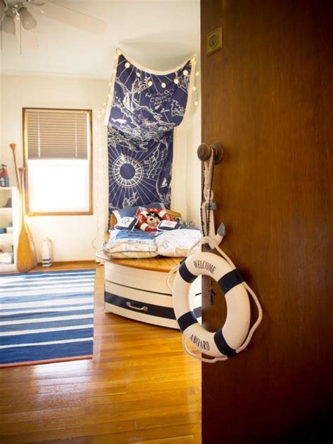 Before And After Gnarly To Nautical Boys Bedroom Boys Nautical