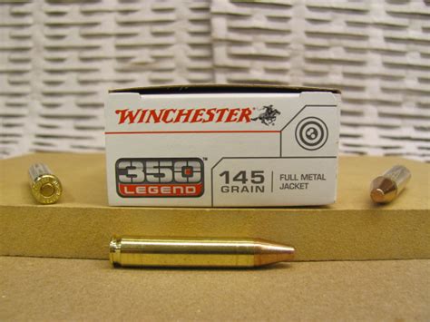 20 Round Box 350 Legend 145 Grain Fmj Winchester Ammo Usa3501