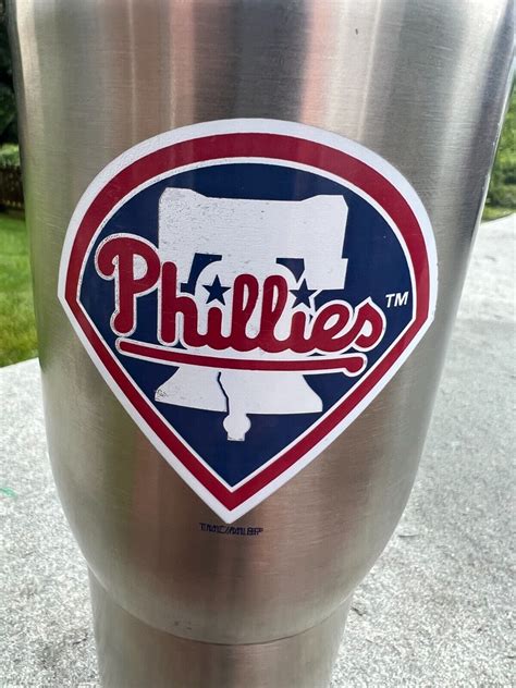Philadelphia Phillies Mlb Stainless Steel Large Travel Tumbler Coffee