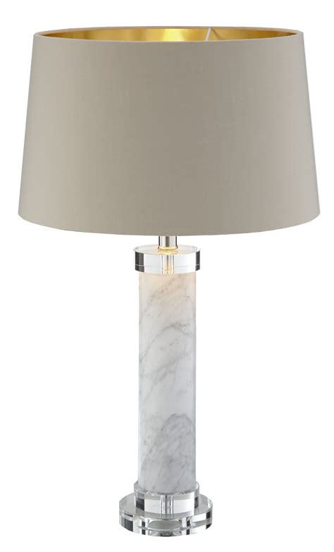 Beda Table Lamp Crystal And Marble Base Base Only Shade Is 0551