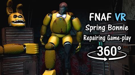 Repairing Spring Bonnie Game Play Animation FNAF Help Wanted SFM VR Compatible YouTube