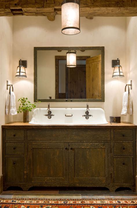 The design element single sink bathroom vanity does just the trick. 35 Best Rustic Bathroom Vanity Ideas and Designs for 2020