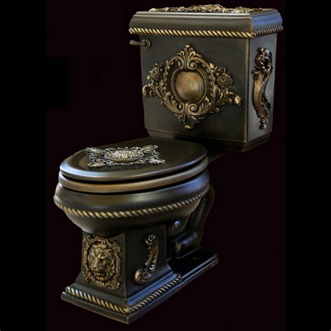 Gothic style is a very exquisite one, though it's not the most popular one, i think that these interiors are truly refined! home decor bathroom gothic posh toilet tub zink dark decor ...