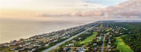 Kitty Hawk Aerial Photograph On The Outer Banks Of By Daniel Waters