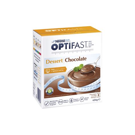Buy Optifast Vlcd Dessert Chocolate 53g 8 Pack Online At Cincotta