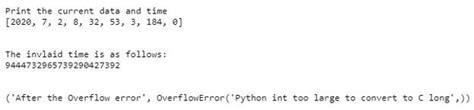 Python Overflowerror Working Of Overflow Error In Python With Examples