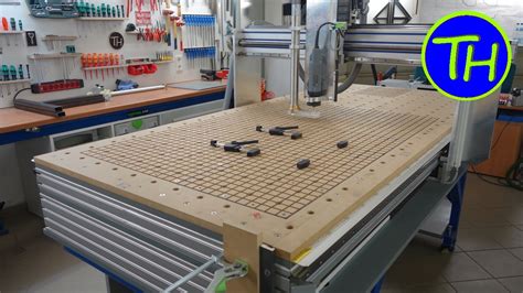 Homemade Cnc Router With Built In Vacuum Table And Holes Like The