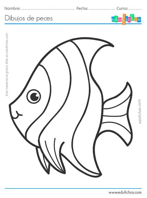 Dibujos De Peces Para Colorear Descarga Gratis Dibujos Para Niños