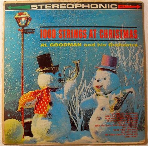 Vintage Christmas Record Album ~ 1000 Strings At Christmas By Al