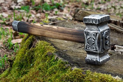 Engraved Blacksmith Hammer Thor Hammer Replica Metal Hand Etsy Uk