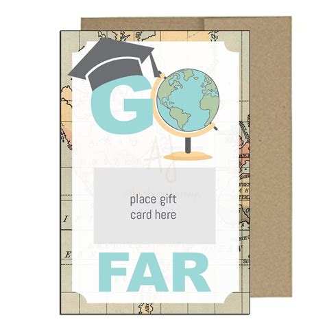 Now they can use it to either book a unique space to sleep. Graduation Gift Card Holder + Envelope | Travel Theme