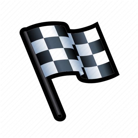 Drive End Flag Race Win Winner Icon