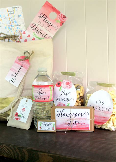 Diy Guest Welcome Bags And Free Wallpapers Within The