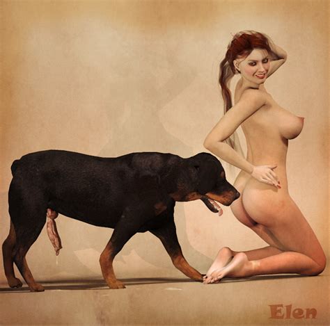 Rule 34 1animal 1girls Breasts Canine Canine Penis Elen Artist