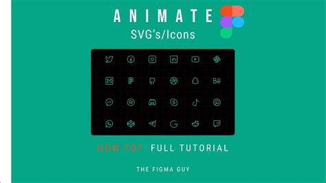 How To Animate Svgs Icons In Just One Click In Figma Figma Tutorial